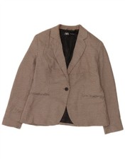 Zara Womens 1 Button Blazer