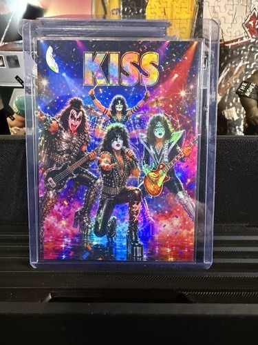 Kiss custom novelty refractor - kiss,