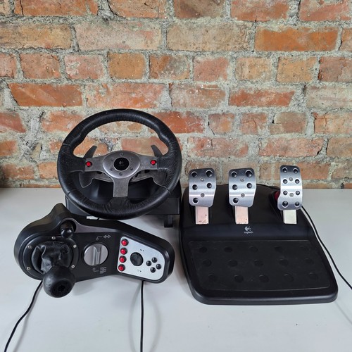Logitech g25 racing steering - racing,