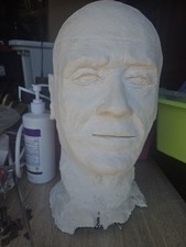 Vintage Plaster Life Cast Male