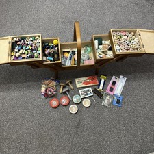 Vintage Wooden Fold Out Sewing