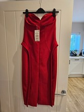 Zara Woman Red Midi Dress in