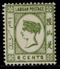 North borneo labuan qv sg52 - borneo,