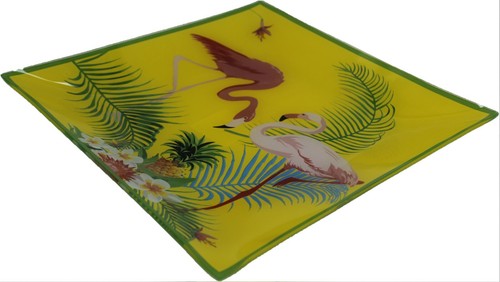 31cm large square glass - square,