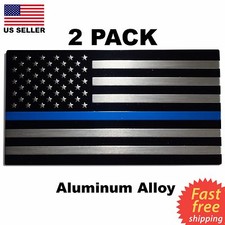 2 PACK ALUMINUM Police Officer