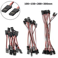 Male to Male Servo Extension Lead Cable Futaba JR Connectors 100⁓150⁓200⁓300mm