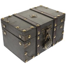 party favors Pirate Treasure Box Vintage Treasure Chest Wooden Storage Chest