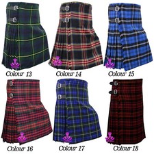 Scottish Kilts for Men Highland Outfit Tartan Dress Kilt 8 yard 16 oz Acrylic Wo