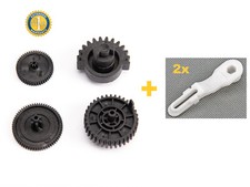 Air Conditioner A/C Fan Vent Repair Gears + 2x Control Lever Mercedes W203 W211
