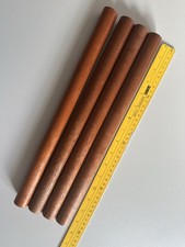 4 No. Brazilian Mahogany Dowels, 380 x 28mm diam.