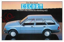 Picture Postcard> FORD ESCORT DIESEL ESTATE, OPTIONAL REAR SEAT BELTS
