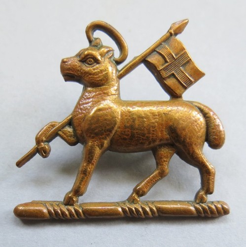 Brass collar badge - , the