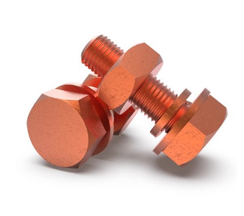 Copper hexagon head set - copper,