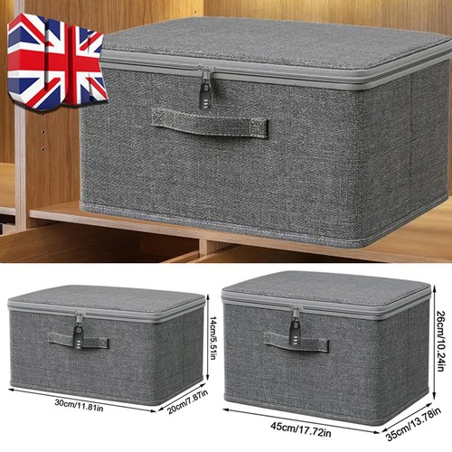 Large foldable canvas storage - large,