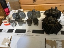 YAMAHA FS1E FIZZY JOBLOT OF USED BARRELS, HEADS AND PISTONS.