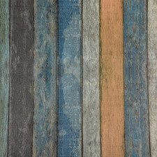 Wood Panel Wallpaper Removable Peel and Stick Vinyl Wrap Waterproof Brown Blue a