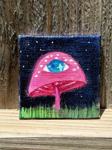 2x2 acrylic canvas - acrylic, painting
