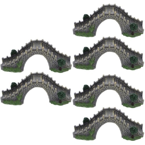 6pcs mini garden bridge - garden, set