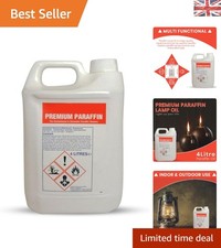 4L Paraffin Oil - Clean Burning Fuel for Greenhouse & Garden Heaters