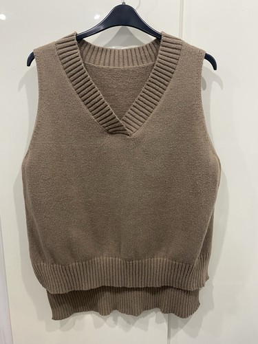 Shein beige chunky knit neck - chunky, v
