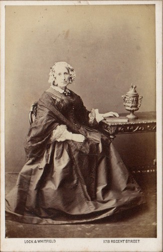 London cdv older lady - cdv,