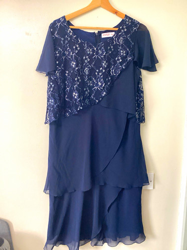 Sheego blue floral lace - sheego,