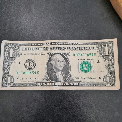 American one dollar bank note - one,
