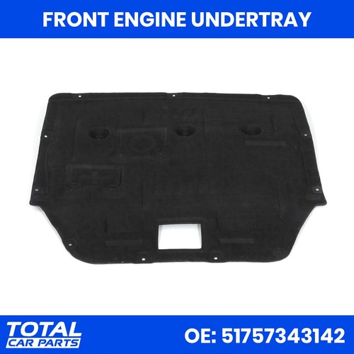 Front engine underhood - engine, shield