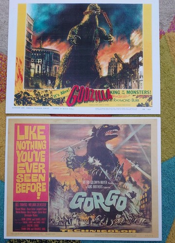 Godzilla gorgo lobby - cards, x