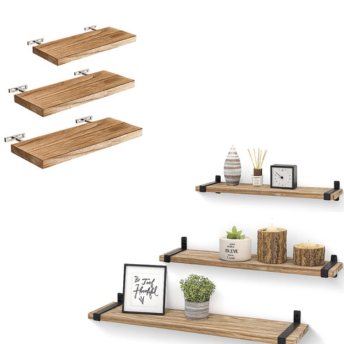 Floating shelve set - set, wall