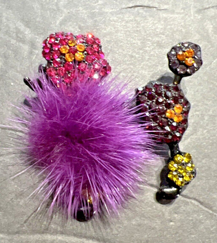 Rhinestones and fur - and,