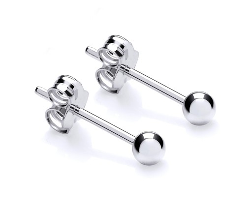 925 sterling silver ball stud - silver,