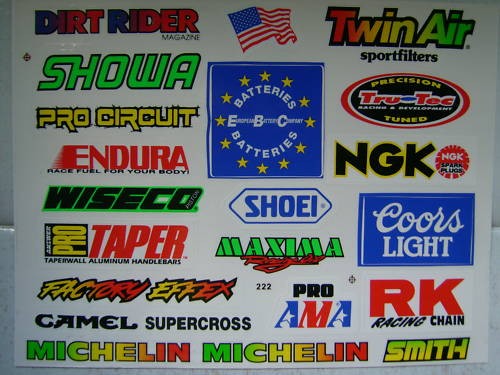 New motocross enduro sticker - enduro,