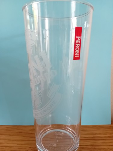 Peroni reusable plastic pint - reusable,