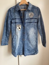 Y2K Racing Style Denim Jacket