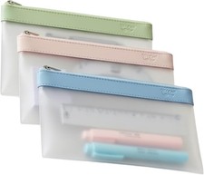 Transparent Pencil Case Pu