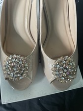 Lotus Nude Slingback Peep Toe