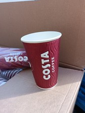 Costa Coffee Disposable Paper Cups x 60 Large Size With Lid