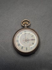 Antique Gun Metal Ladies Fob Watch