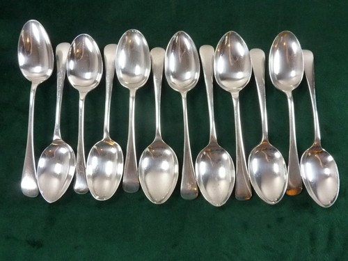 Vintage silver plated - 12,