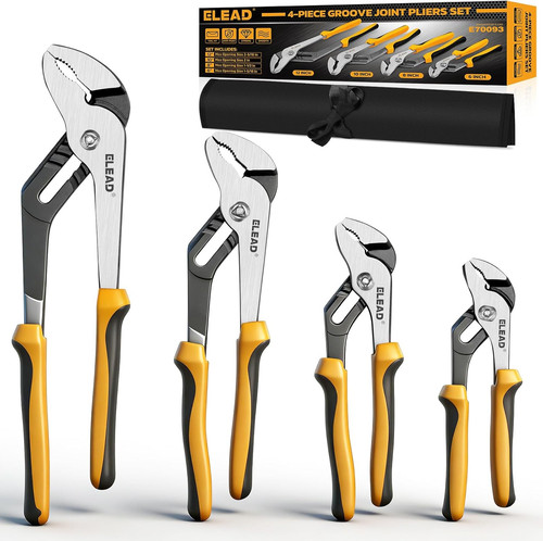 Piece groove joint pliers - 4-piece,