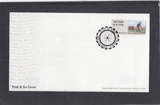 GB 2017 Post & Go Mail by Bike single 1st stamp 1902 motorcycle & trailer FDC