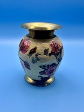 Vintage Indian Brass & Enamel
