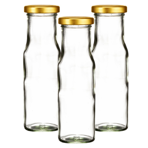 250ml round glass - round, bottle