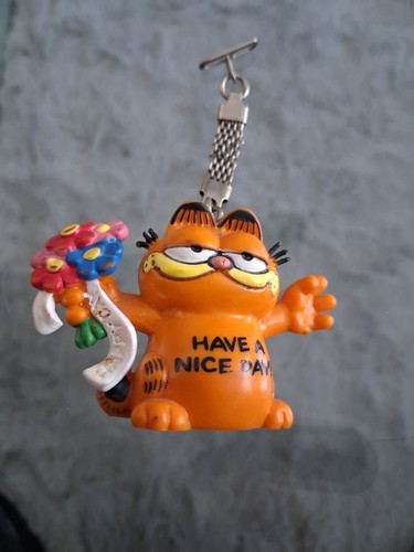 Garfield keyring keychain - garfield,