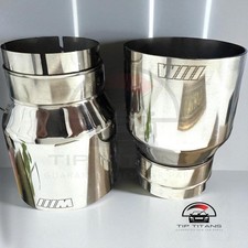 2 x Stainless Steel Chrome