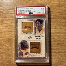2000 SP Game Floor K.Bryant And S.O’Neil Authentic Floor Combo Mint 9