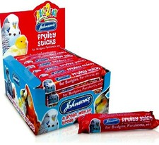 28 X 45G BUDGIES FRUITY STICKS