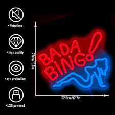Bada Bing Neon Signs for Wall Decor for Man Cave Light up Sign for Bedroom Bar P