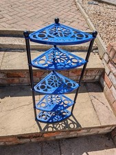 Le Creuset 5 tier pot stand Blue  Display shelf Enamel from Japan Used